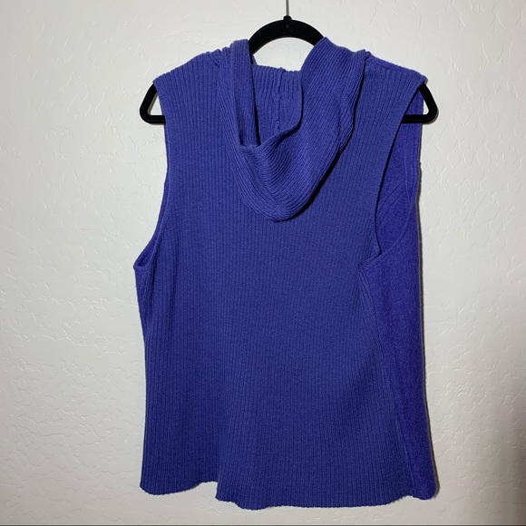 Coldwater Creek Vest with Hood - Picture 3 of 3